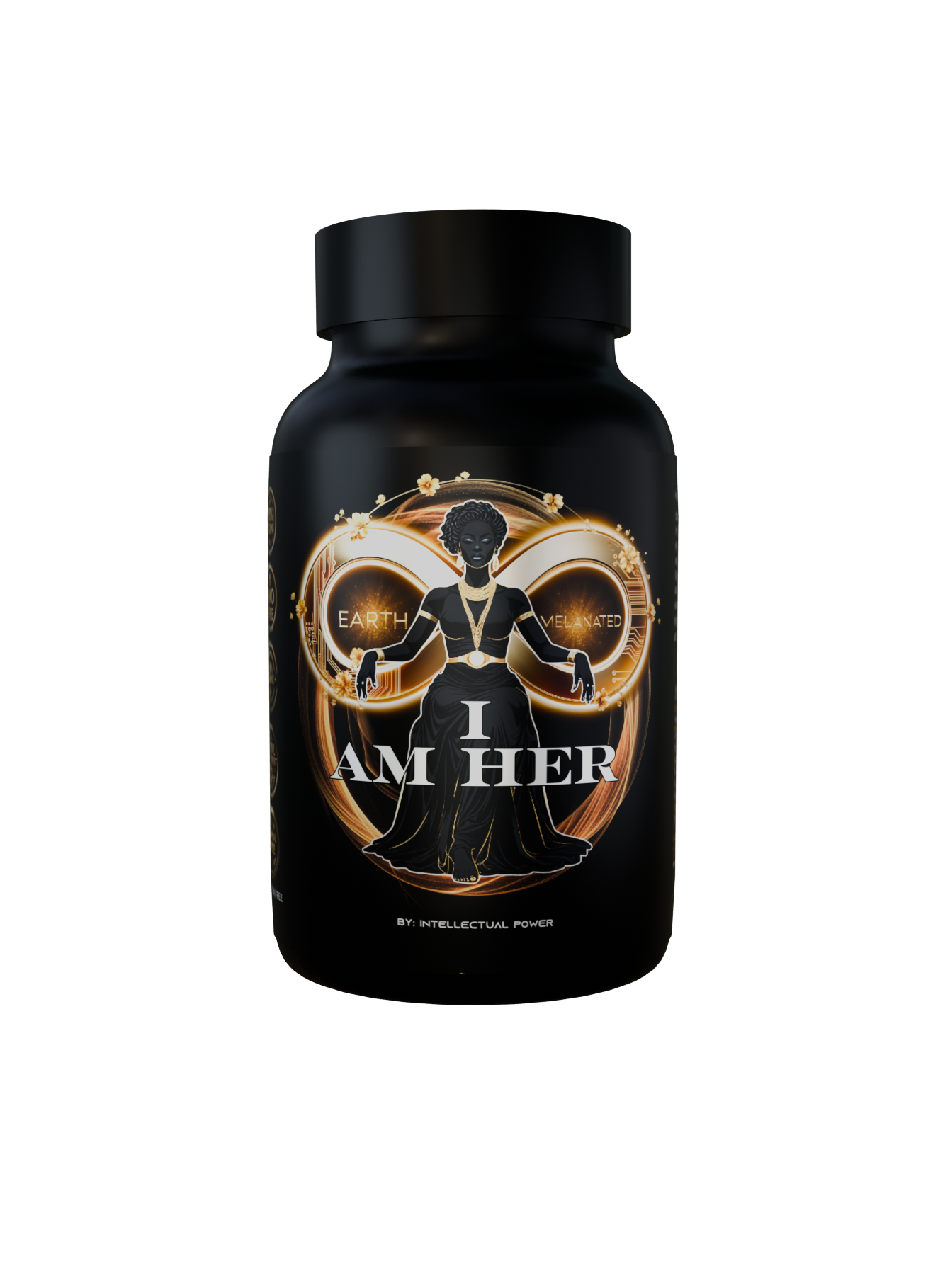 I AM HER supplement bottle